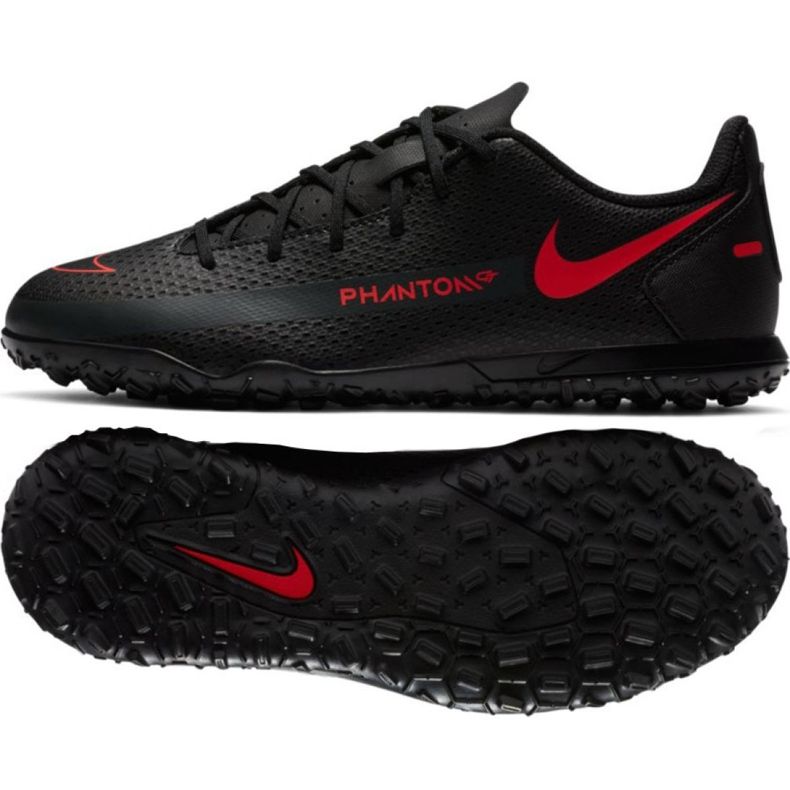 Nike Phantom Gt Club Tf Jr CK8483-060 fotbollsskor mångfärgad svart