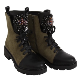 Snörstövlar arbetsgröna NC1062 Gröna