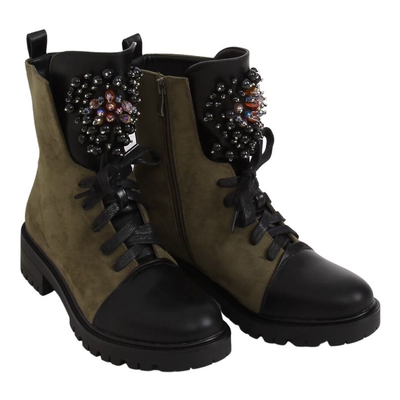 Snörstövlar arbetsgröna NC1062 Gröna