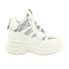 Evento Höga sportskor 20BT26-3192 vit silver-