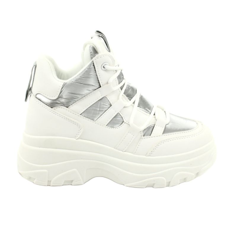 Evento Höga sportskor 20BT26-3192 vit silver-