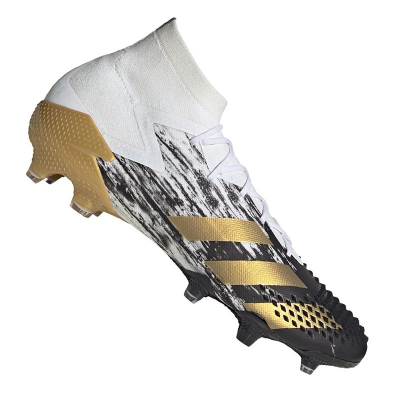 Adidas Predator 20.1 Fg M FW9186 fotbollsskor svart, vit, svart, guld vit