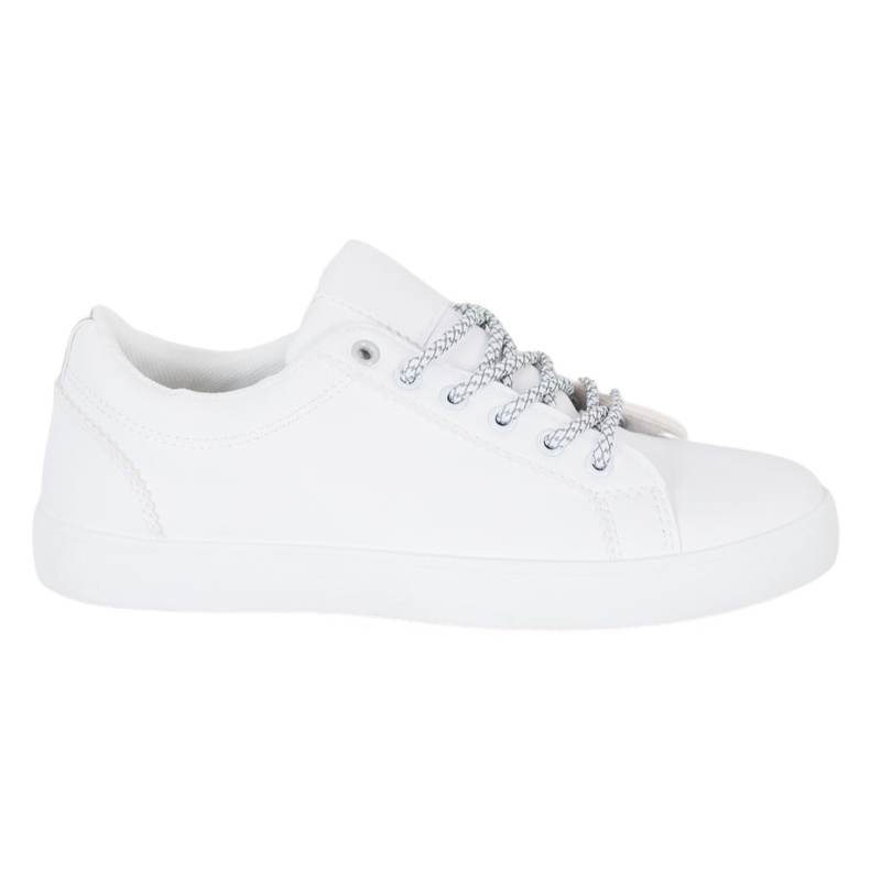 SHELOVET Sneakers med dekorativa snören vit