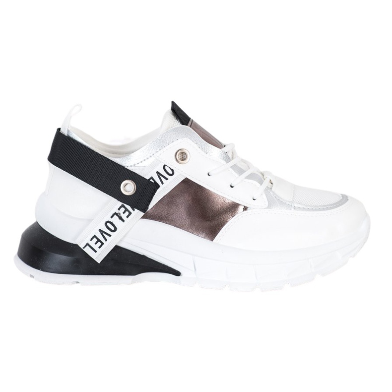 Marquiz Snygga sneakers vit svart