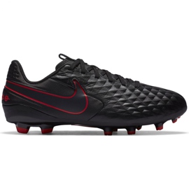 Nike Tiempo Legend 8 Academy FG / MG Jr AT5732 060 fotbollsskor svart flerfärgad
