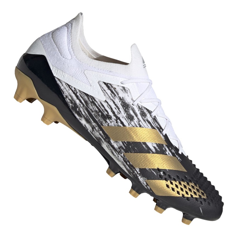 Adidas Predator 20.1 Low Ag M FW9747 fotbollsskor svart, vit, svart, guld vit