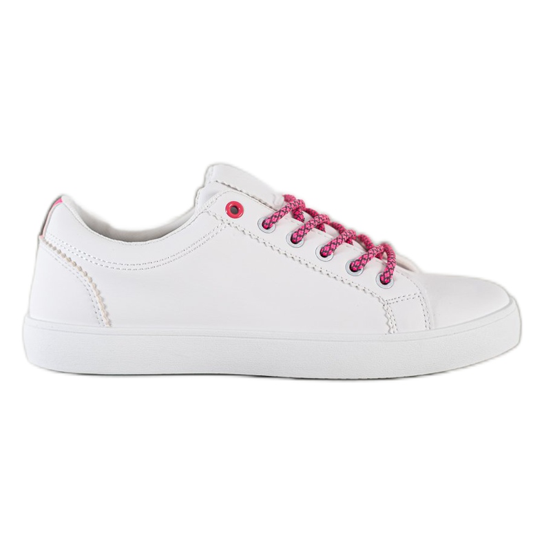 SHELOVET Sneakers med dekorativa snören vit