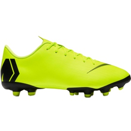 Nike Mercurial Vapor 12 Academy Mg Jr AH7347 701 fotbollsskor gul