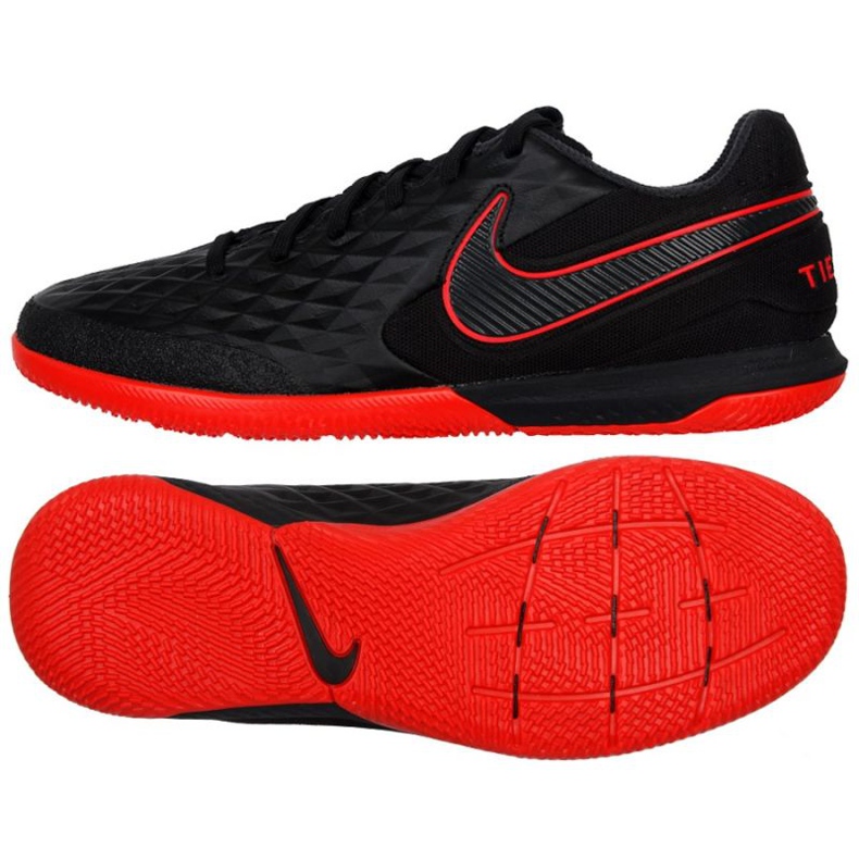 Inomhusskor Nike React Tiempo Legend 8 Pro Ic M AT6134-060 mångfärgad svart