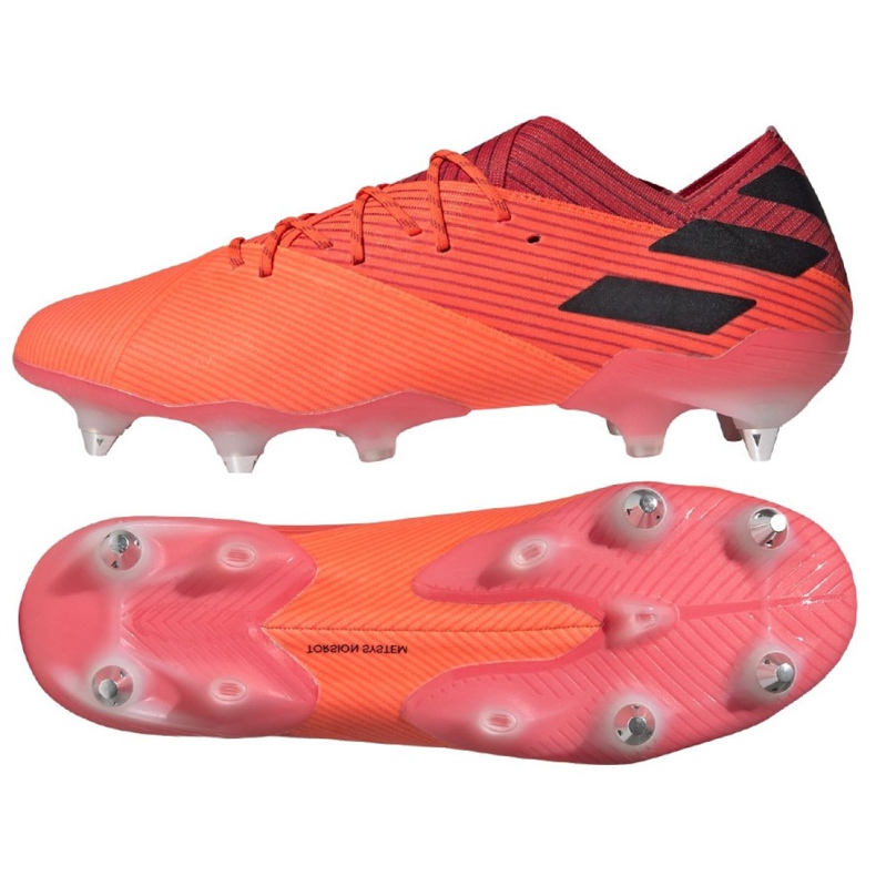 Adidas Nemeziz 19.1 Sg M EH0562 fotbollsskor orange mångfärgad