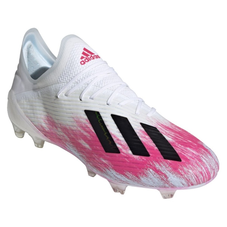 Adidas X 19.1 Fg M EG7125 fotbollsskor mångfärgad vit
