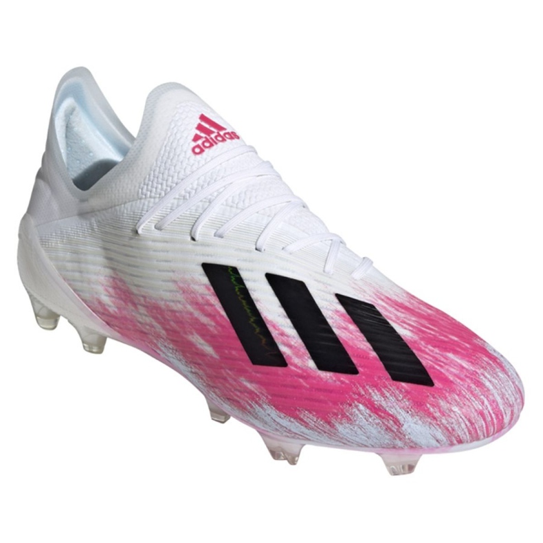 Adidas X 19.1 Fg M EG7125 fotbollsskor vit mångfärgad