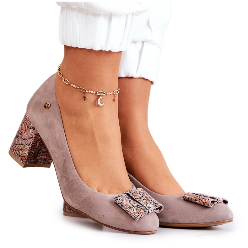 Dampumps Maciejka mocka Beige 3356A-10 / 00-1