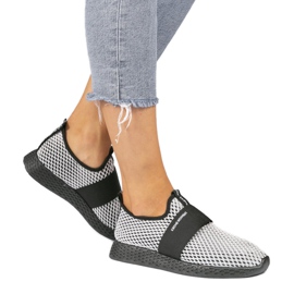 Svarta sports slip-on skor SJ1972-1