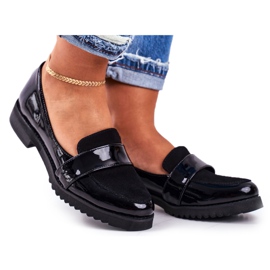 Dam Loafers Lordsy Patent Leather Black Nicole 2589 svart