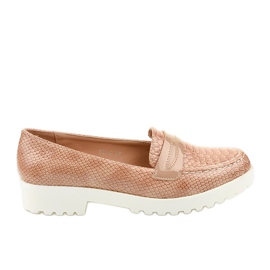 RS-WED2 beige slip-on skor brun