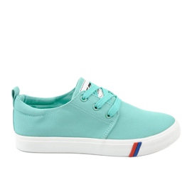 Gröna klassiska damskor T-1743