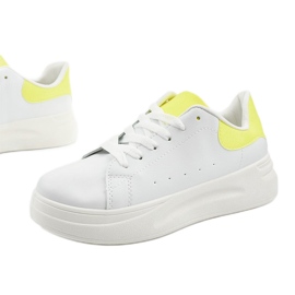 Vita blanka sneakers LLQ204-10 gul