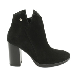 Gamis Ankelboots i läder 4018 svart