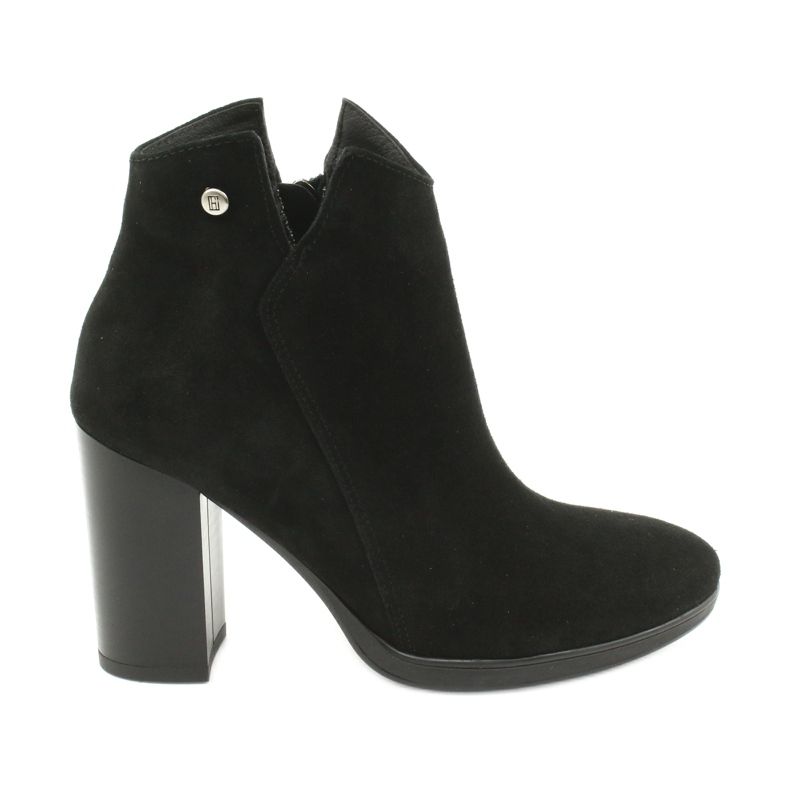 Gamis Ankelboots i läder 4018 svart