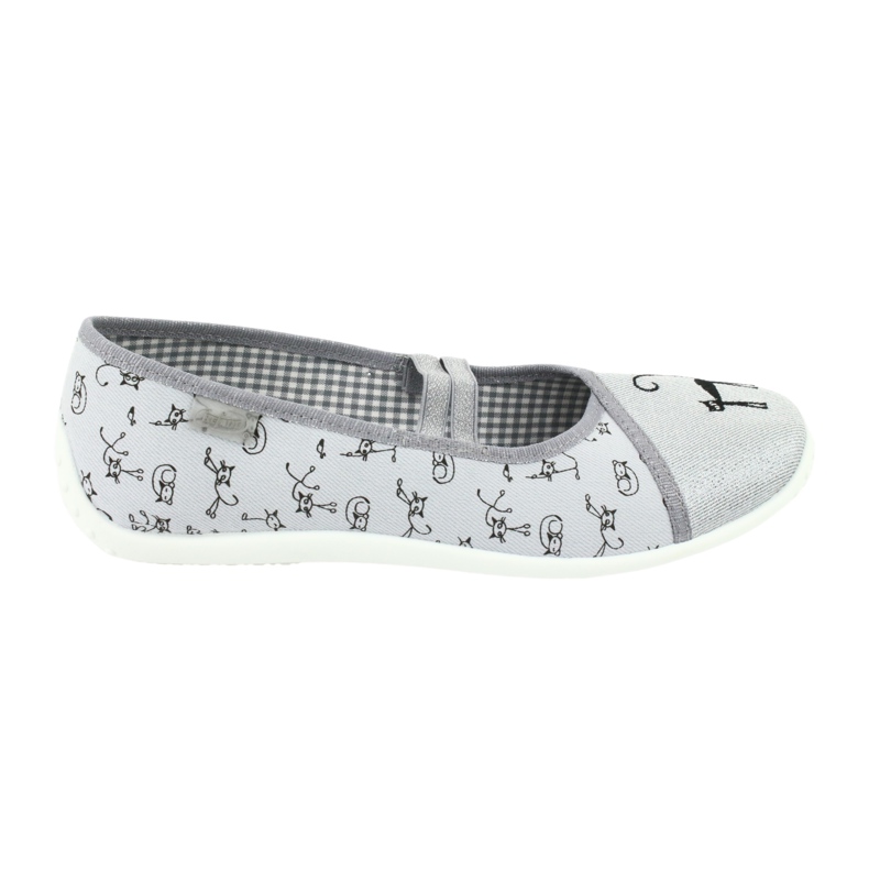 Befado ungdomsskor 345Q163 svart grå