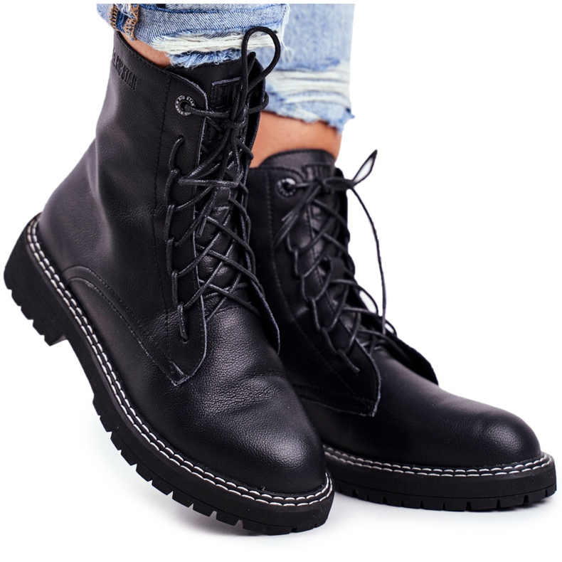 Kängor för kvinnor Big Star Black GG274596 svart