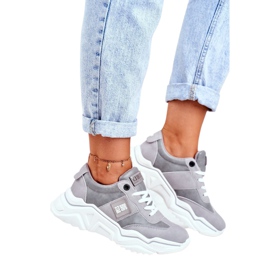 Kvinnors sportskor Big Star Grey GG274211 grå