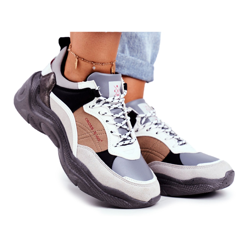 Kvinnors sportskor Cross Jeans Grå GG2R4037
