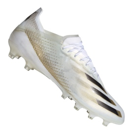 Adidas X Ghosted.1 Ag M EG8154 fotbollsskor svart, vit, guld vit