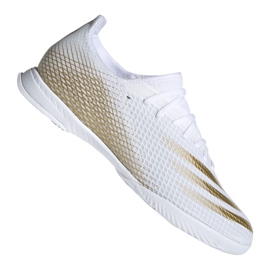 Adidas X Ghosted.3 In M EG8204 fotbollsskor svart, vit, guld vit