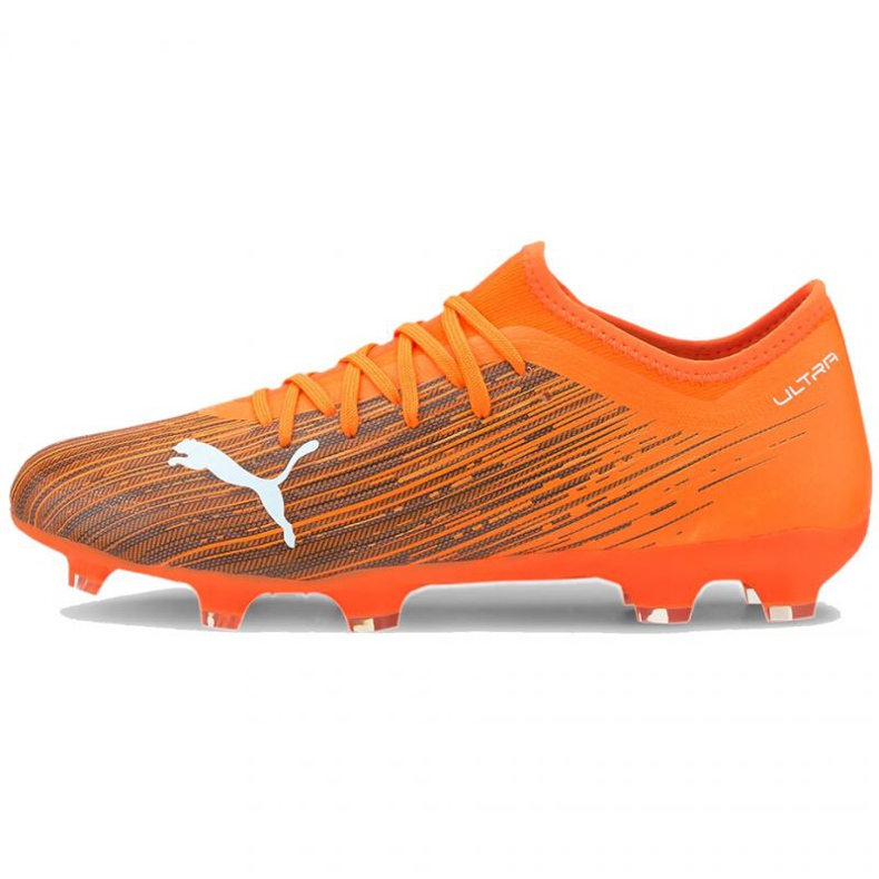Fotbollsskor Puma Ultra 3.1 Fg Ag M 106086 01 mångfärgad apelsiner och röda
