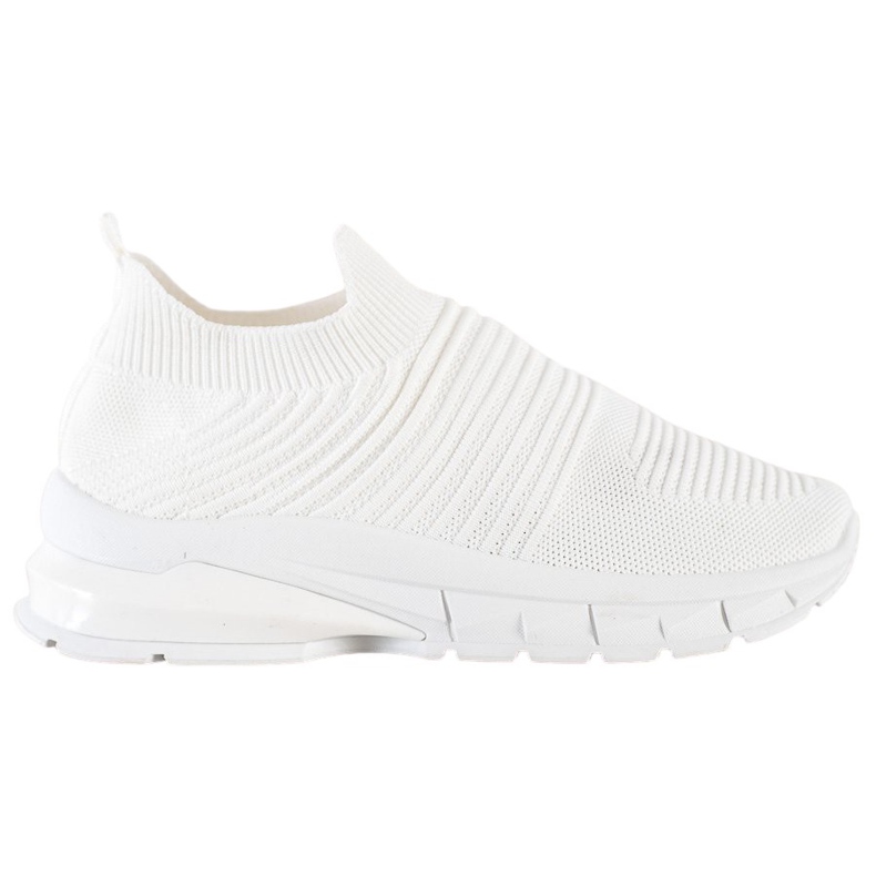 SHELOVET Textil Slip-On sneakers vit
