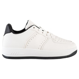 SHELOVET Sneakers På Paltform vit