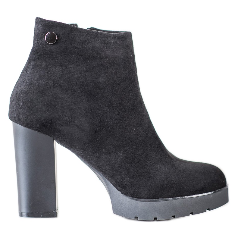 Goodin Stövlar med matt klack svart