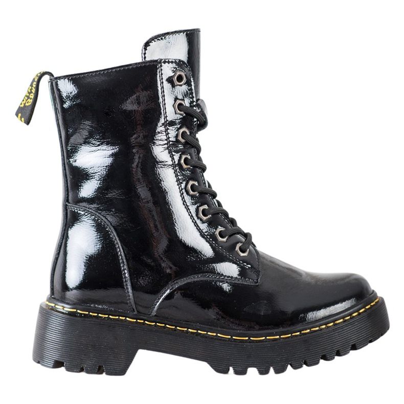 VINCEZA läderarbetare svart