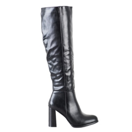 Goodin Klassiska stövlar med ekoläder svart