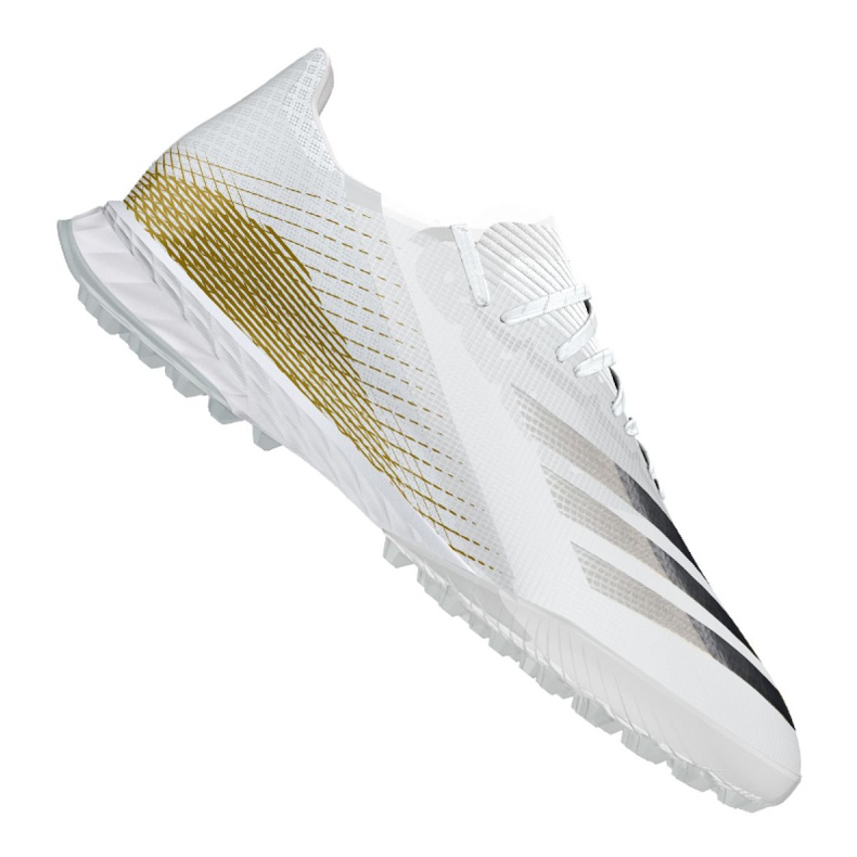 Adidas X Ghosted.1 Tf M EG8173 fotbollsskor svart, vit, guld vit