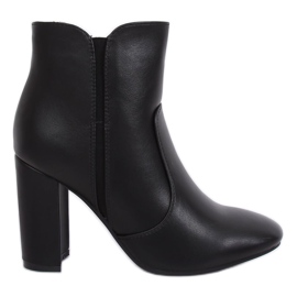 Svart 1436 Svarta höga klackar