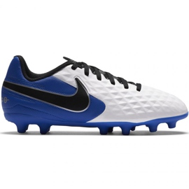 Nike Tiempo Legend 8 Club FG / MG Jr AT5881 104 fotbollsskor flerfärgad vit