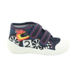 Befado orange barnskor 212P061 vit röd marinblå