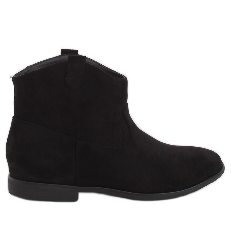 Svarta TX-1876 svarta platta cowboystövlar