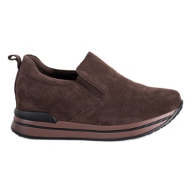 Filippo Slip-on skor i läder brun