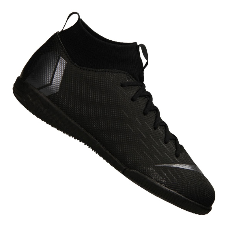 Nike Superfly 6 Academy Gs Ic Jr AH7343-001 fotbollsskor svart svart