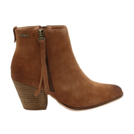 Big Star Suede stövlar GG274364 kamel brun