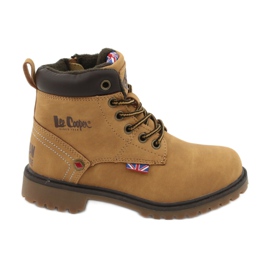 Lee Cooper KID CAMEL Trappers bundna med dragkedja gul