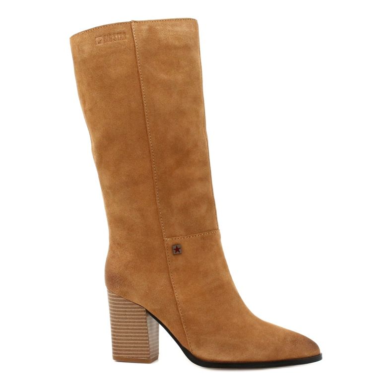Mocka cowboystövlar Big Star GG274345 Camel brun gul