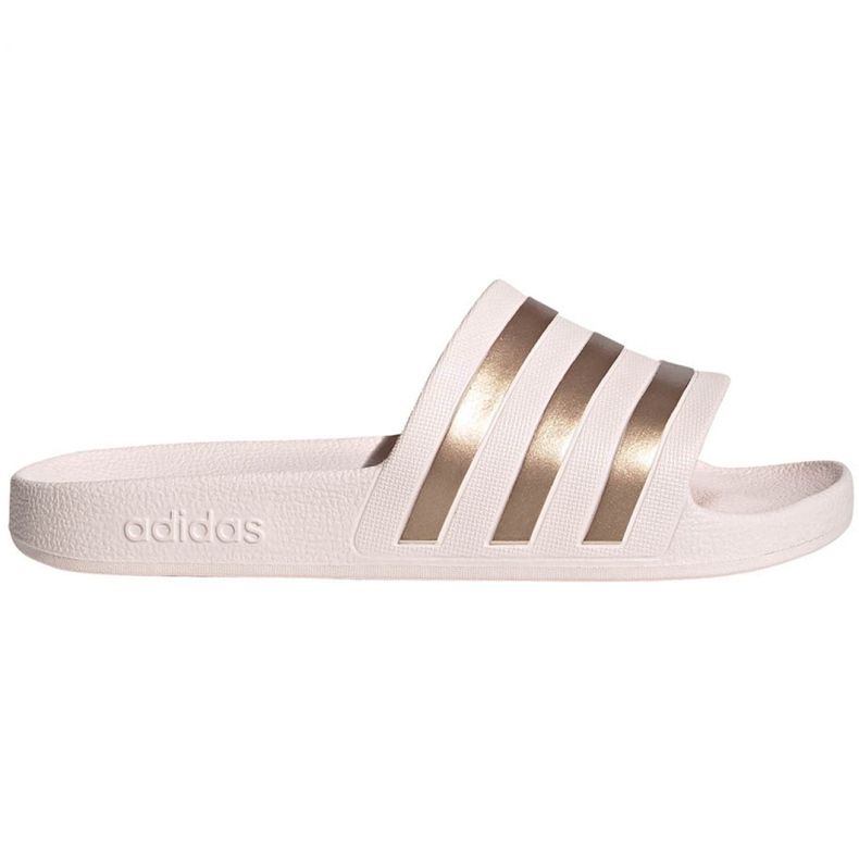 Adidas Adilette Aqua W FW4291 tofflor rosa gyllene