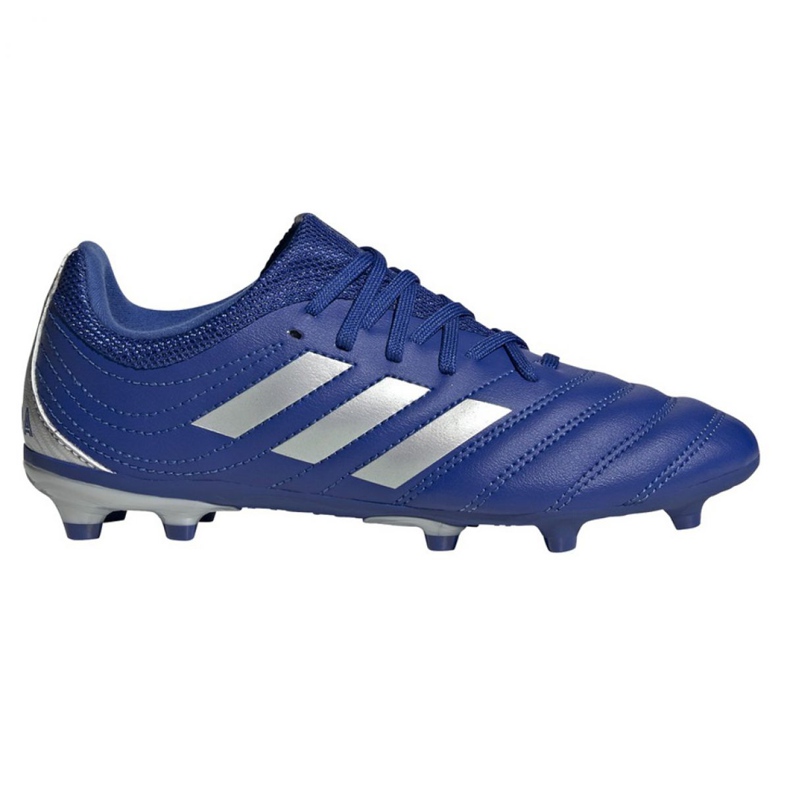 Adidas Copa 20.3 Fg Jr EH1810 fotbollsskor vit blå