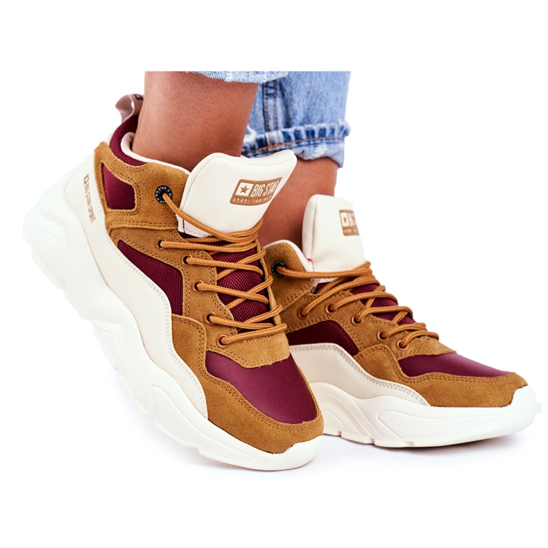 Kvinnors sportskor Big Star Beige GG274646