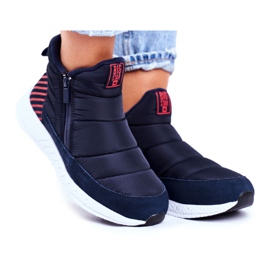 Kvinnors ungdoms snöstövlar Big Star Marinblå GG274471